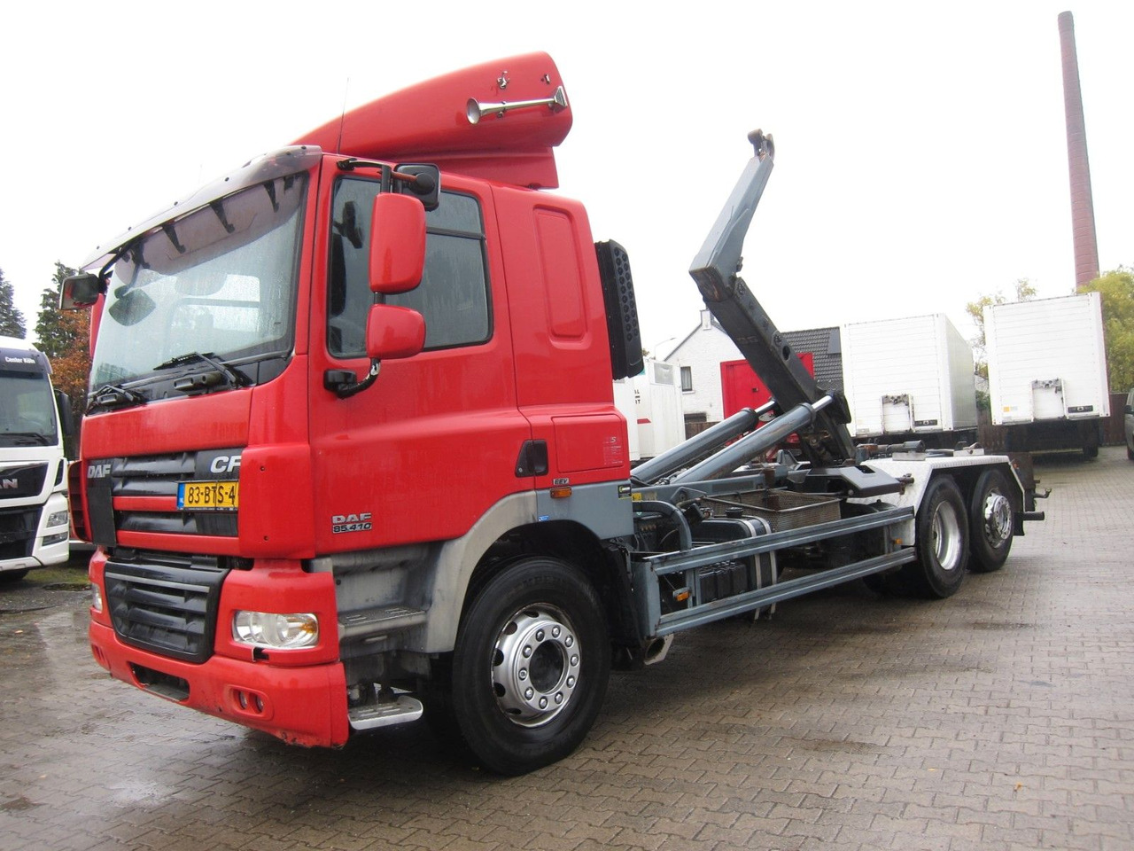 DAF CF 85 410 6X2*4 Meiller Haken Manual Retarder - 후크 리프트 트럭 : 사진 2 DAF CF 85 410 6X2*4 Meiller Haken Manual Retarder - 후크 리프트 트럭 : 사진 2