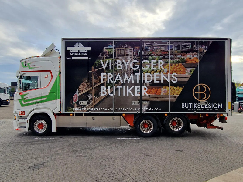Scania R580 V8 NGS Highline 6x2 - Box with sidedoors - Loadlift - Retarder - Full air - 475 wb - 박스 트럭 : 사진 5 Scania R580 V8 NGS Highline 6x2 - Box with sidedoors - Loadlift - Retarder - Full air - 475 wb - 박스 트럭 : 사진 5