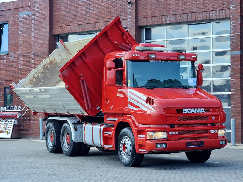 Scania T124-420 6x4 - Tipper - Retarder - Full steel - HUB Reduction - Manual gearbox - 덤프트럭 : 사진 2 Scania T124-420 6x4 - Tipper - Retarder - Full steel - HUB Reduction - Manual gearbox - 덤프트럭 : 사진 2