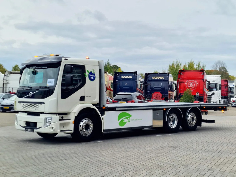 Volvo FE 6x2*4 - Electric - Demo - 32Tkm - Loading ramps - Winch - Elektrisch - 자동 운반 장치 트럭, 전기 트럭 : 사진 4 Volvo FE 6x2*4 - Electric - Demo - 32Tkm - Loading ramps - Winch - Elektrisch - 자동 운반 장치 트럭, 전기 트럭 : 사진 4