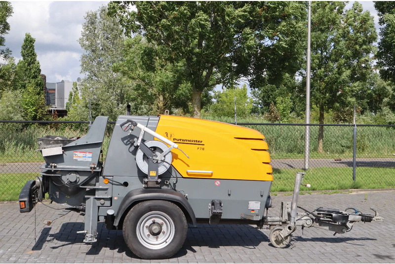 Putzmeister P718 TD | CONCRETE PUMP | LOW HOURS - 고정식 콘크리트 펌프 : 사진 1 Putzmeister P718 TD | CONCRETE PUMP | LOW HOURS - 고정식 콘크리트 펌프 : 사진 1