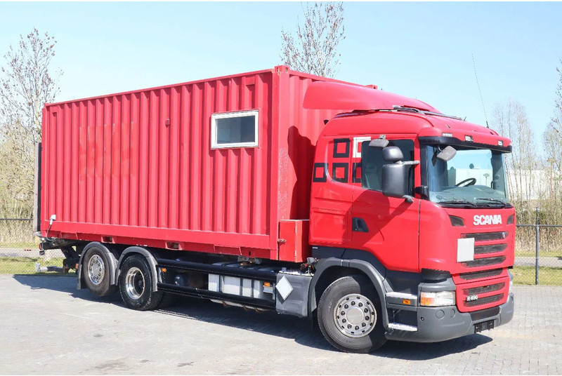 Scania R490 | 6X2 | RETARDER | BDF | MOBILE WORKSHOP | WERKSTATT - 컨테이너 운반 장치/ 스와프 보디 트럭 : 사진 3 Scania R490 | 6X2 | RETARDER | BDF | MOBILE WORKSHOP | WERKSTATT - 컨테이너 운반 장치/ 스와프 보디 트럭 : 사진 3