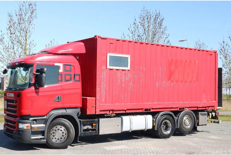 Scania R490 | 6X2 | RETARDER | BDF | MOBILE WORKSHOP | WERKSTATT - 컨테이너 운반 장치/ 스와프 보디 트럭 : 사진 1 Scania R490 | 6X2 | RETARDER | BDF | MOBILE WORKSHOP | WERKSTATT - 컨테이너 운반 장치/ 스와프 보디 트럭 : 사진 1
