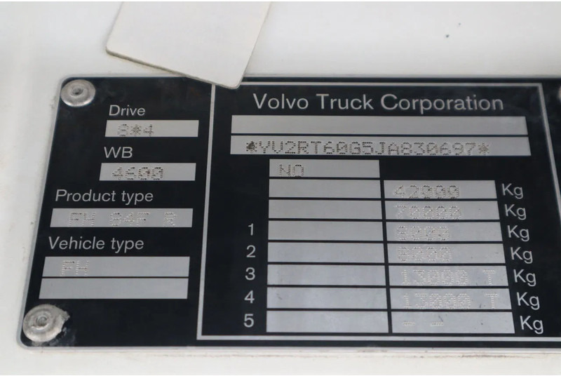 덤프트럭 Volvo FH 540 8X4 TANDEMLIFT | BIG AXLES | RETARDER | VDS : 사진 20