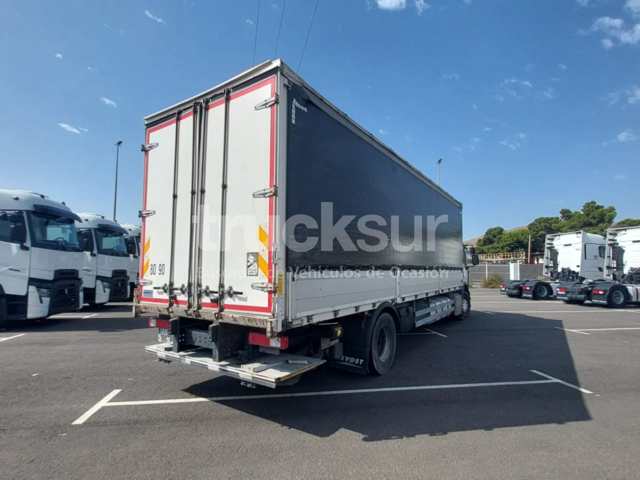 RENAULT D380.18 - 커튼사이더 트럭 : 사진 3 RENAULT D380.18 - 커튼사이더 트럭 : 사진 3