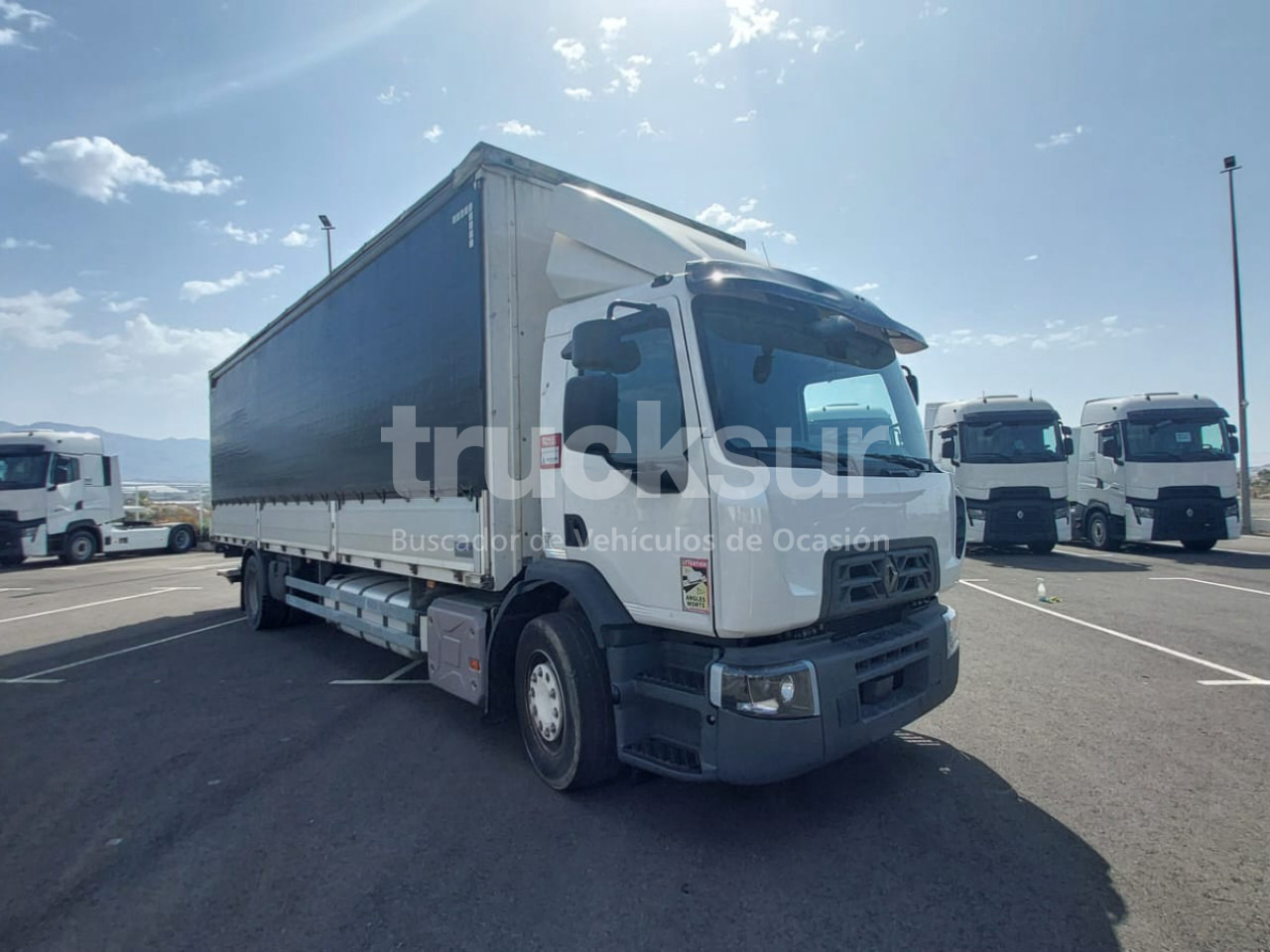 RENAULT D380.18 - 커튼사이더 트럭 : 사진 2 RENAULT D380.18 - 커튼사이더 트럭 : 사진 2
