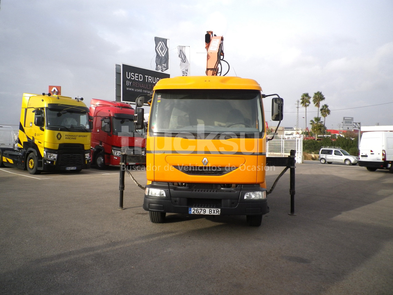 RENAULT MIDLUM 220.14C GRUA - 드롭사이드/ 플랫베드 트럭, 크레인 트럭 : 사진 5 RENAULT MIDLUM 220.14C GRUA - 드롭사이드/ 플랫베드 트럭, 크레인 트럭 : 사진 5