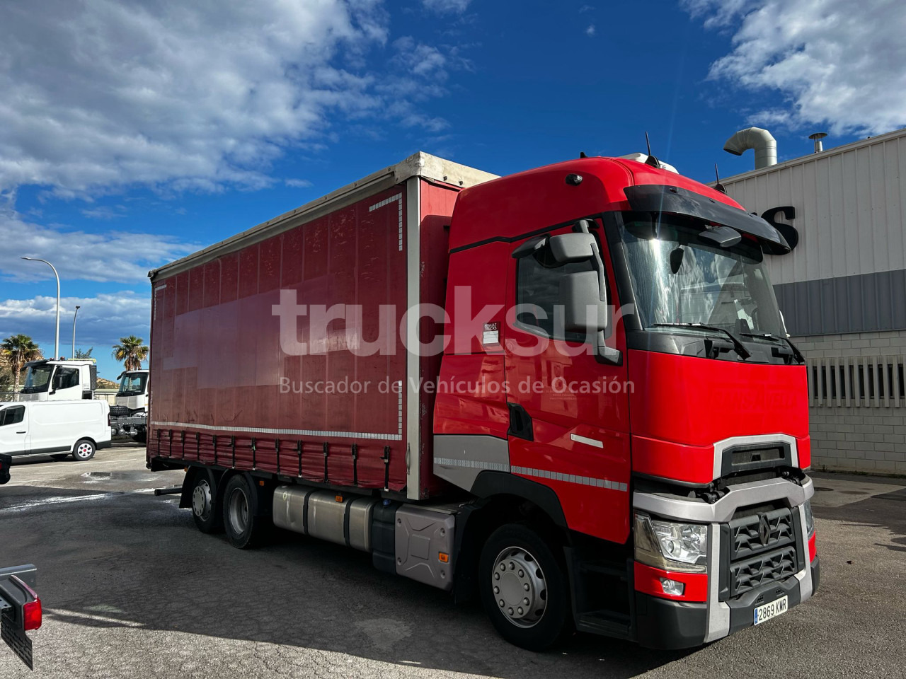 RENAULT T480 HIGH SLEEPER CAB 6X2*4 ejes 6x2*4 - 커튼사이더 트럭 : 사진 2 RENAULT T480 HIGH SLEEPER CAB 6X2*4 ejes 6x2*4 - 커튼사이더 트럭 : 사진 2