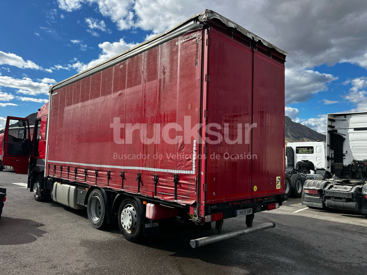 RENAULT T480 HIGH SLEEPER CAB 6X2*4 ejes 6x2*4 - 커튼사이더 트럭 : 사진 4 RENAULT T480 HIGH SLEEPER CAB 6X2*4 ejes 6x2*4 - 커튼사이더 트럭 : 사진 4