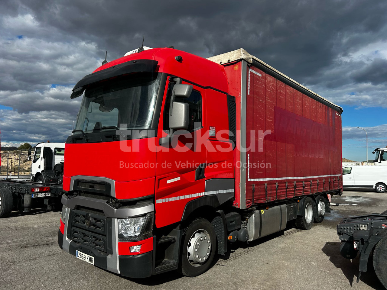 RENAULT T480 HIGH SLEEPER CAB 6X2*4 ejes 6x2*4 - 커튼사이더 트럭 : 사진 1 RENAULT T480 HIGH SLEEPER CAB 6X2*4 ejes 6x2*4 - 커튼사이더 트럭 : 사진 1