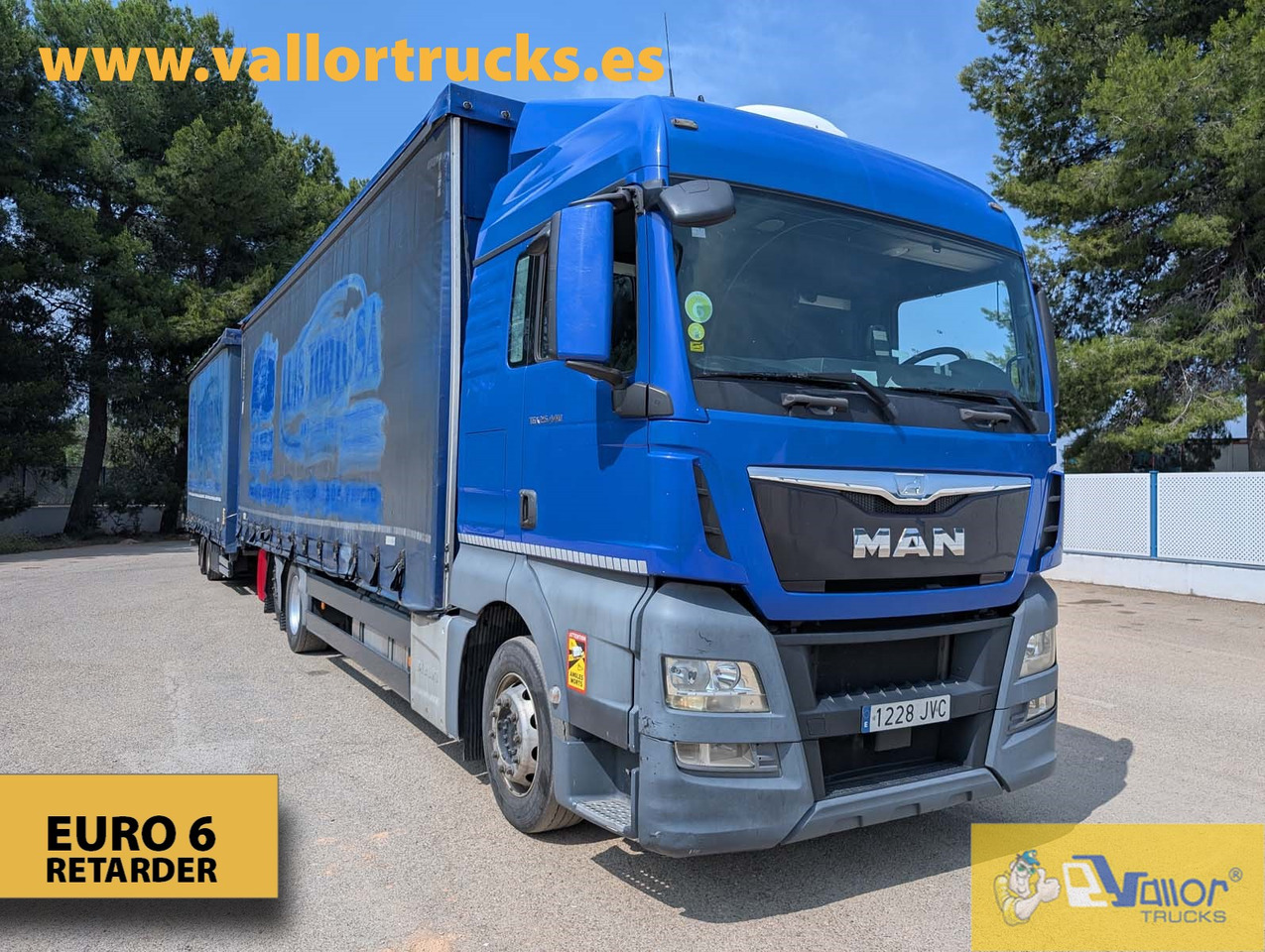 MAN TGX 26.440 - ROAD TRAIN - 커튼사이더 트럭 : 사진 2 MAN TGX 26.440 - ROAD TRAIN - 커튼사이더 트럭 : 사진 2