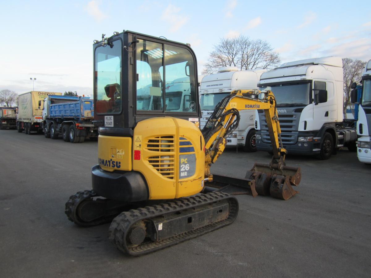 Komatsu PC26MR-3 - 미니 굴삭기 : 사진 3 Komatsu PC26MR-3 - 미니 굴삭기 : 사진 3