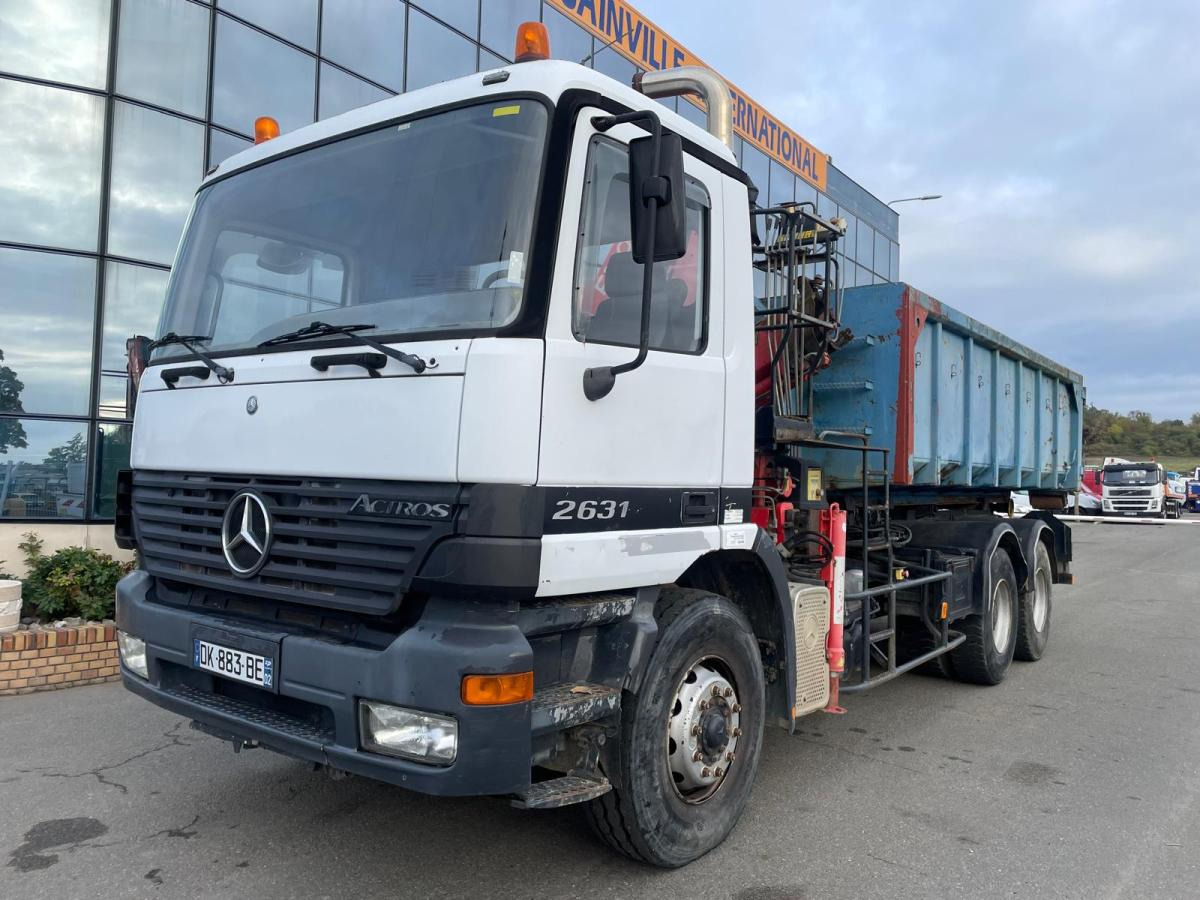 Mercedes Actros 2631 - 후크 리프트 트럭, 크레인 트럭 : 사진 2 Mercedes Actros 2631 - 후크 리프트 트럭, 크레인 트럭 : 사진 2