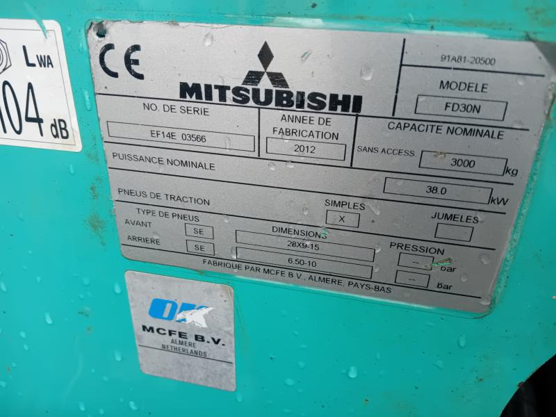 Mitsubishi FD30N - 디젤 지게차 : 사진 2 Mitsubishi FD30N - 디젤 지게차 : 사진 2