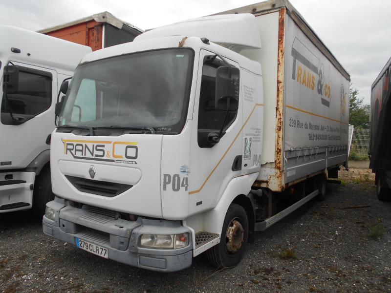 Renault Midlum 180 - 커튼사이더 트럭 : 사진 1 Renault Midlum 180 - 커튼사이더 트럭 : 사진 1