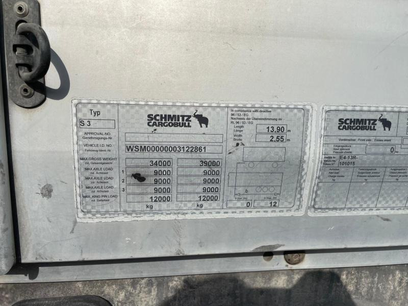 Schmitz Cargobull - 커튼사이더 세미 트레일러 : 사진 4 Schmitz Cargobull - 커튼사이더 세미 트레일러 : 사진 4