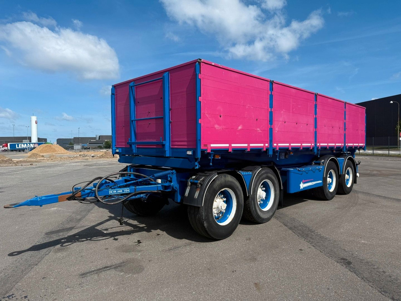 DAPA 30 t. 4 axle Tipper trailer / Kipper - 덤프 트레일러 : 사진 3 DAPA 30 t. 4 axle Tipper trailer / Kipper - 덤프 트레일러 : 사진 3