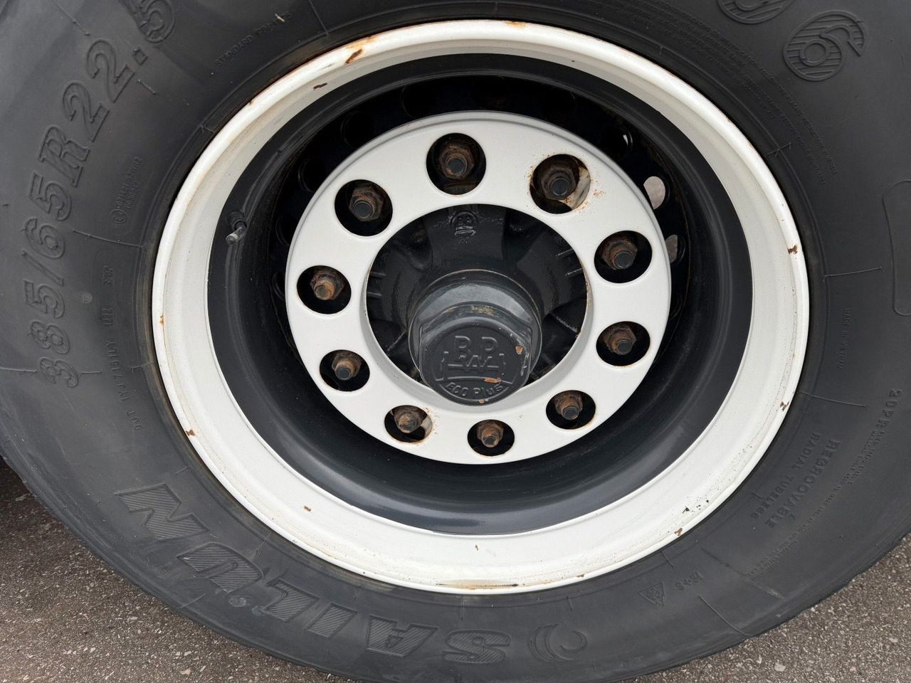 드롭사이드/ 플랫베드 세미 트레일러 Lag 3 axle 7 m. Extendable / Last Axle Steering : 사진 8