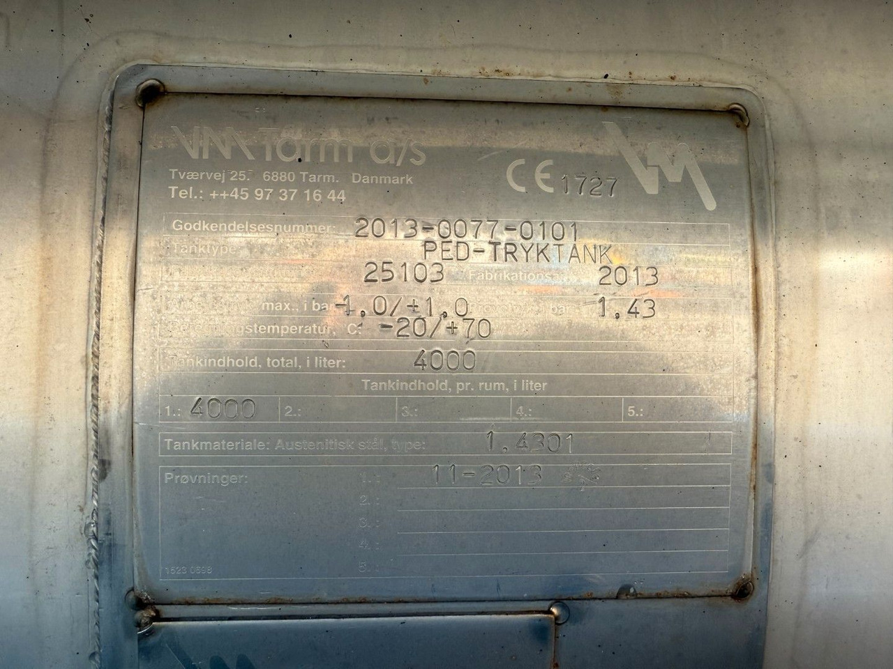 MAN TGM 14.250 VM-Tarm Stainless Steel 5600 l. Kombi - 진공 흡입 트럭 : 사진 5 MAN TGM 14.250 VM-Tarm Stainless Steel 5600 l. Kombi - 진공 흡입 트럭 : 사진 5