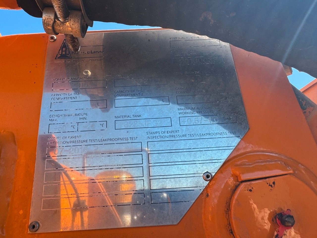 진공 흡입 트럭 Mercedes-Benz Atego 1223 4x2 Euro 6 Hvidtved Cityflex 204 : 사진 11