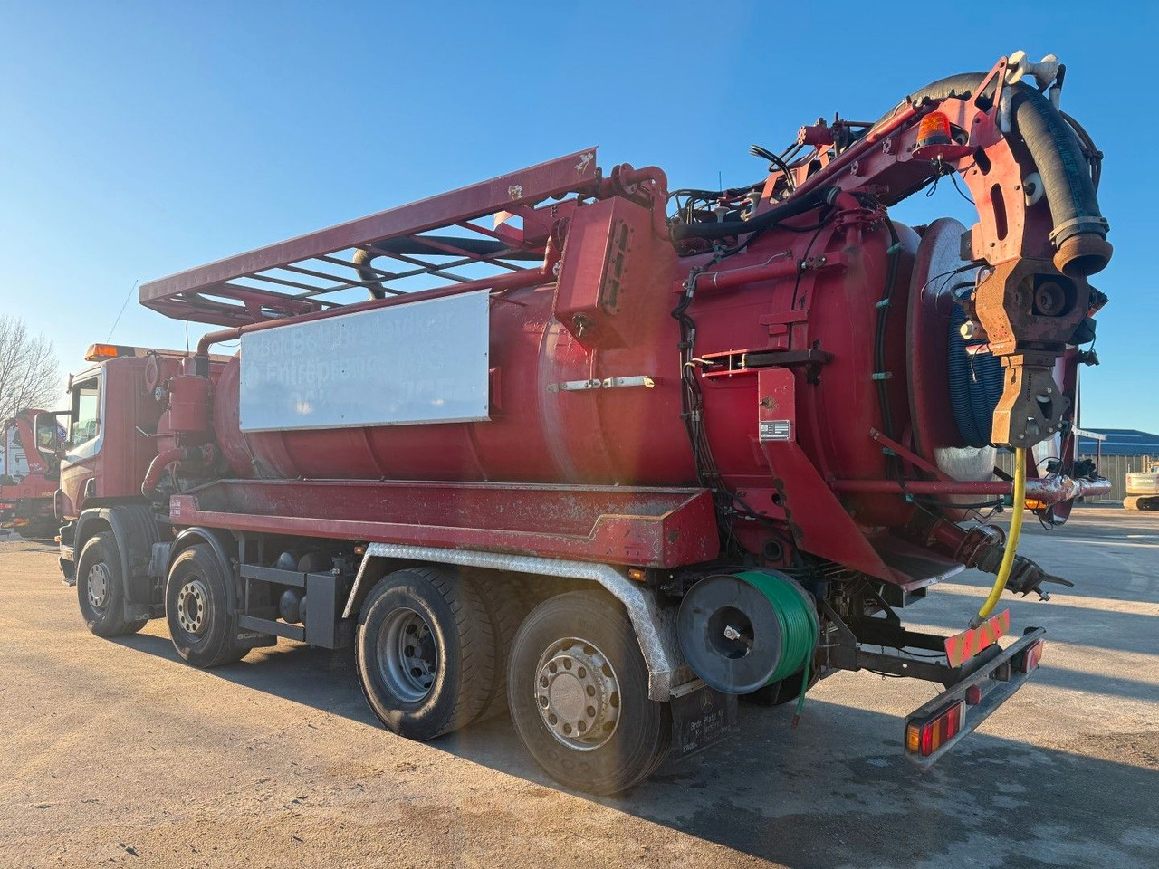 Scania 114/380 8x2*6 Assmann 14 m3 Vacuumtruck - 진공 흡입 트럭 : 사진 4 Scania 114/380 8x2*6 Assmann 14 m3 Vacuumtruck - 진공 흡입 트럭 : 사진 4