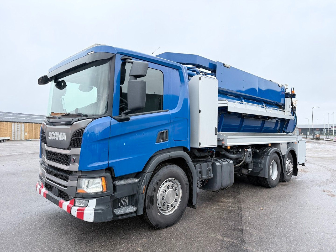 Scania P360 6x2*4 Hvidtved Larsen Flexline 310 - 진공 흡입 트럭 : 사진 1 Scania P360 6x2*4 Hvidtved Larsen Flexline 310 - 진공 흡입 트럭 : 사진 1