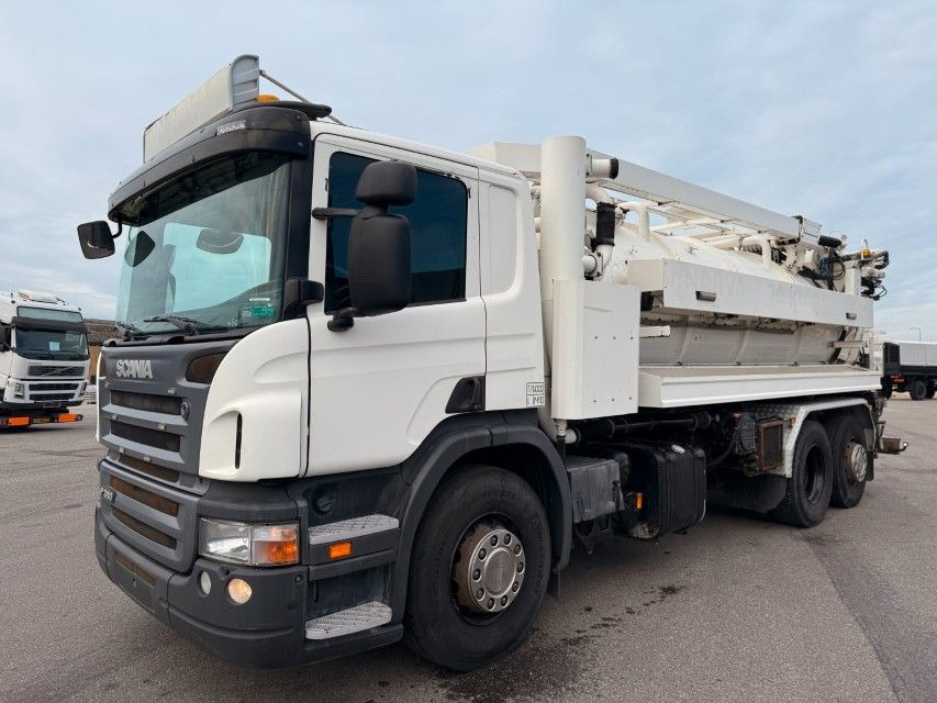 Scania P380 LB 6x24 Hvidtved Larsen FlexLine 310 - 진공 흡입 트럭 : 사진 1 Scania P380 LB 6x24 Hvidtved Larsen FlexLine 310 - 진공 흡입 트럭 : 사진 1