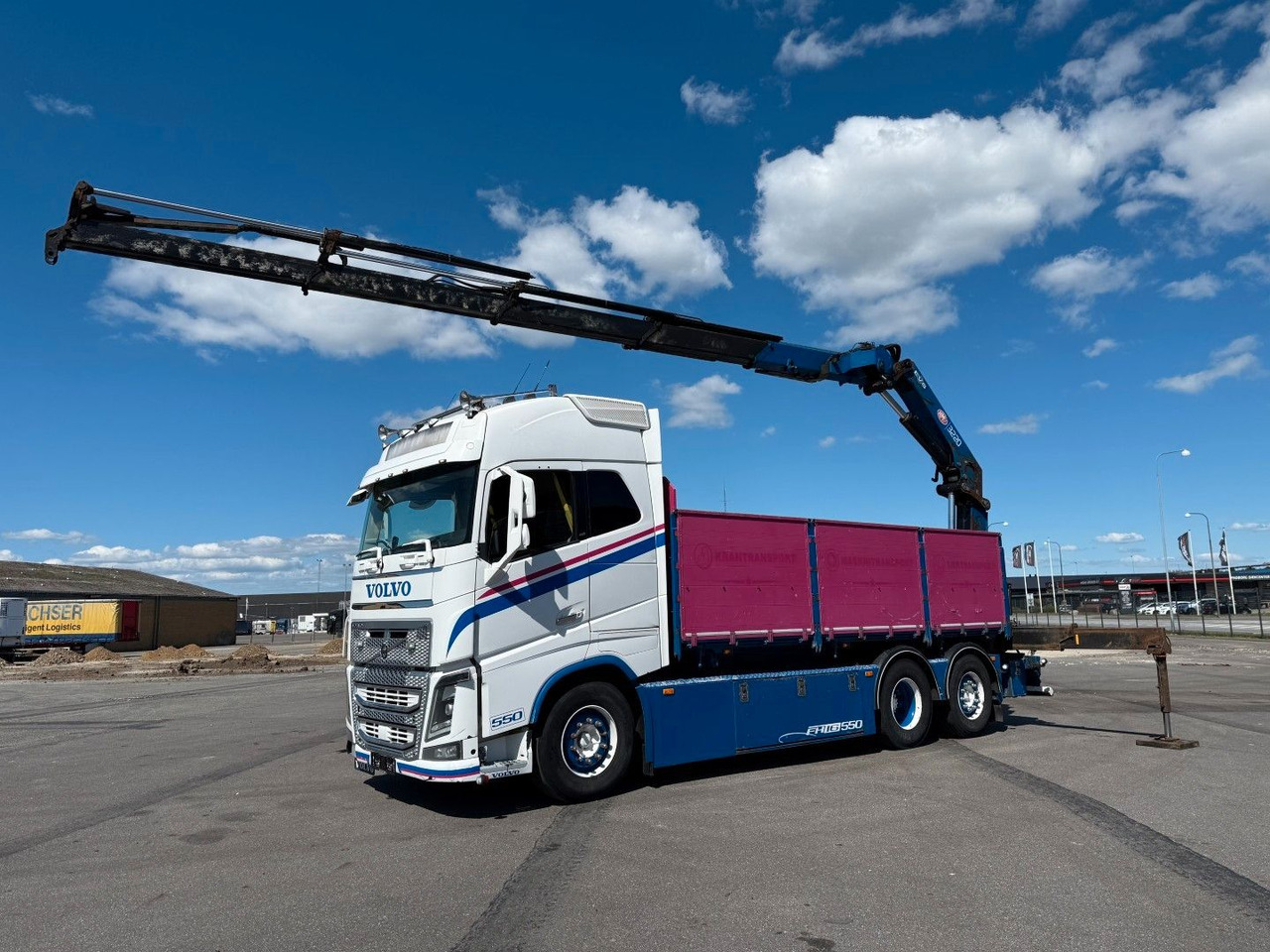 Volvo FH 16.550 6x2*4 / Crane HMF 3220K4 Euro 6 - 크레인 트럭 : 사진 1 Volvo FH 16.550 6x2*4 / Crane HMF 3220K4 Euro 6 - 크레인 트럭 : 사진 1