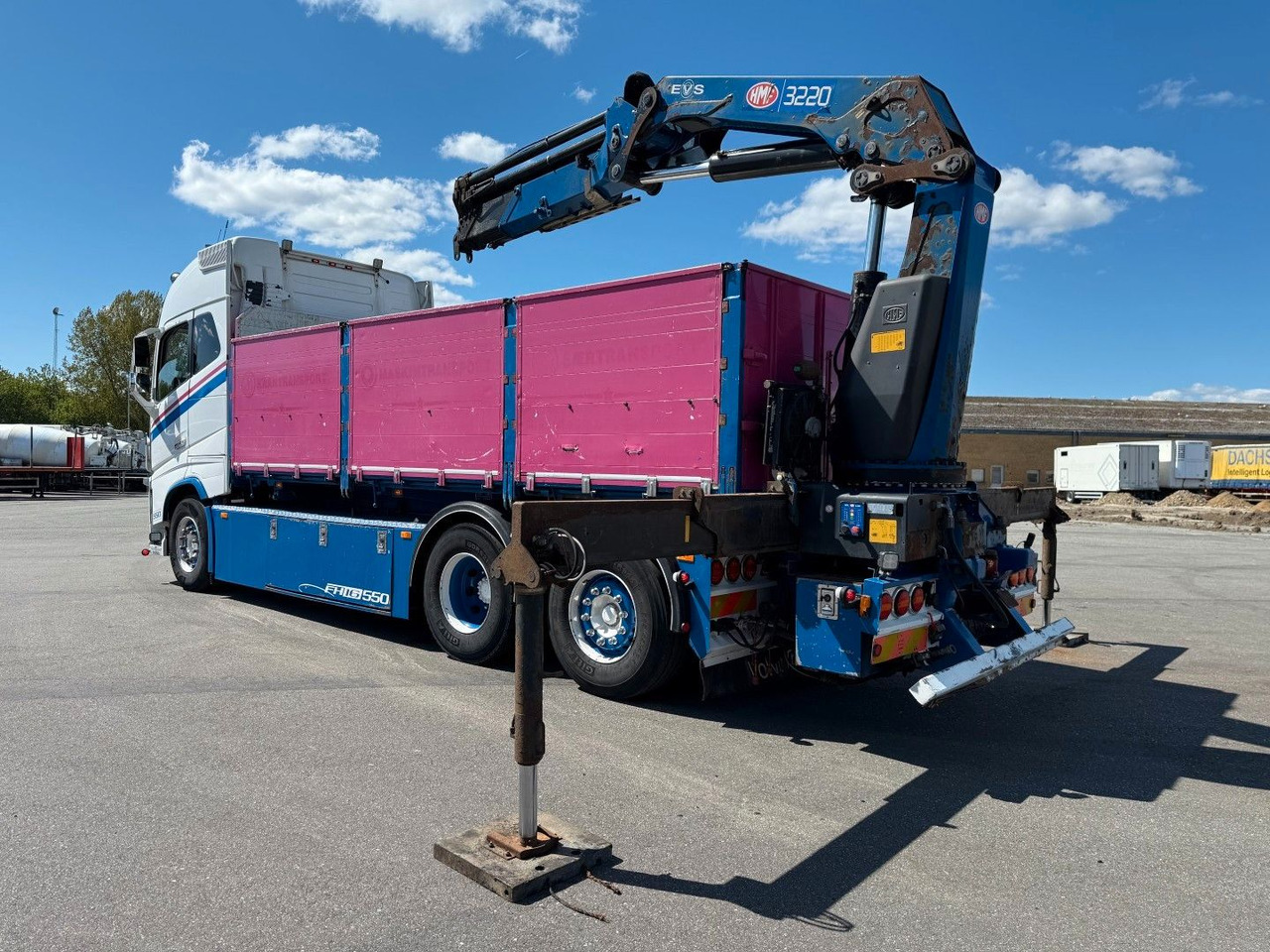 Volvo FH 16.550 6x24 / Crane HMF 3220K4 Euro 6 - 크레인 트럭 : 사진 5 Volvo FH 16.550 6x24 / Crane HMF 3220K4 Euro 6 - 크레인 트럭 : 사진 5