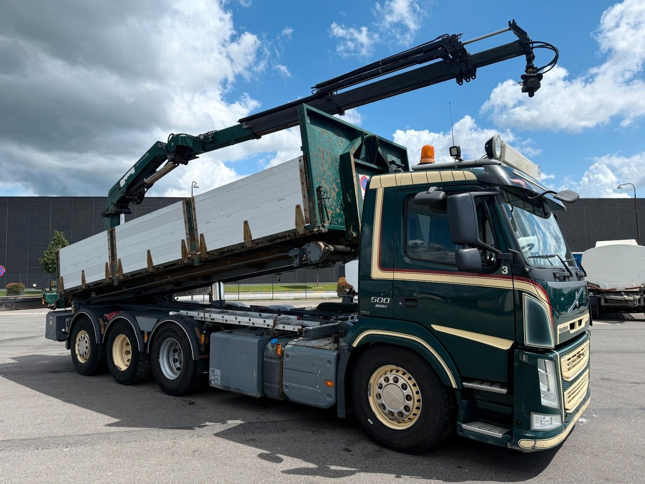 Volvo FM500 8x4*4 Tipper / Crane HMF2620-K5 - 덤프트럭, 크레인 트럭 : 사진 3 Volvo FM500 8x4*4 Tipper / Crane HMF2620-K5 - 덤프트럭, 크레인 트럭 : 사진 3