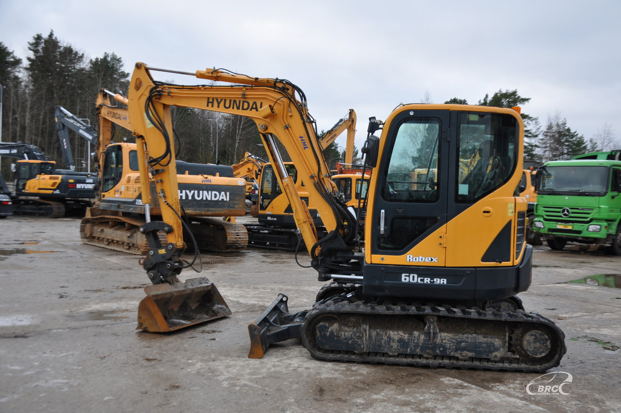 Hyundai R60CR-9A - 크롤러 굴삭기 : 사진 3 Hyundai R60CR-9A - 크롤러 굴삭기 : 사진 3