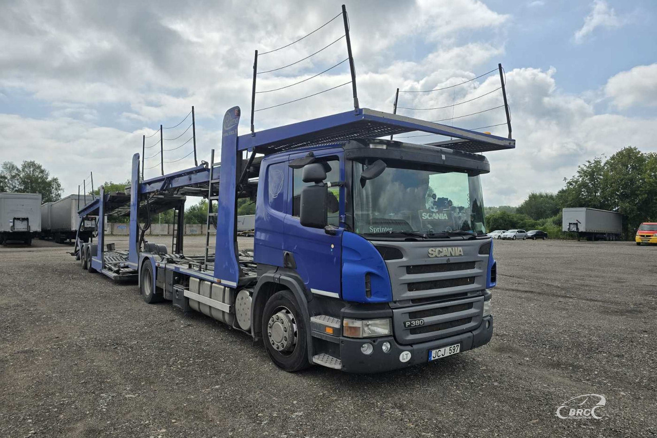 Scania P 380 - 자동 운반 장치 트럭 : 사진 2 Scania P 380 - 자동 운반 장치 트럭 : 사진 2