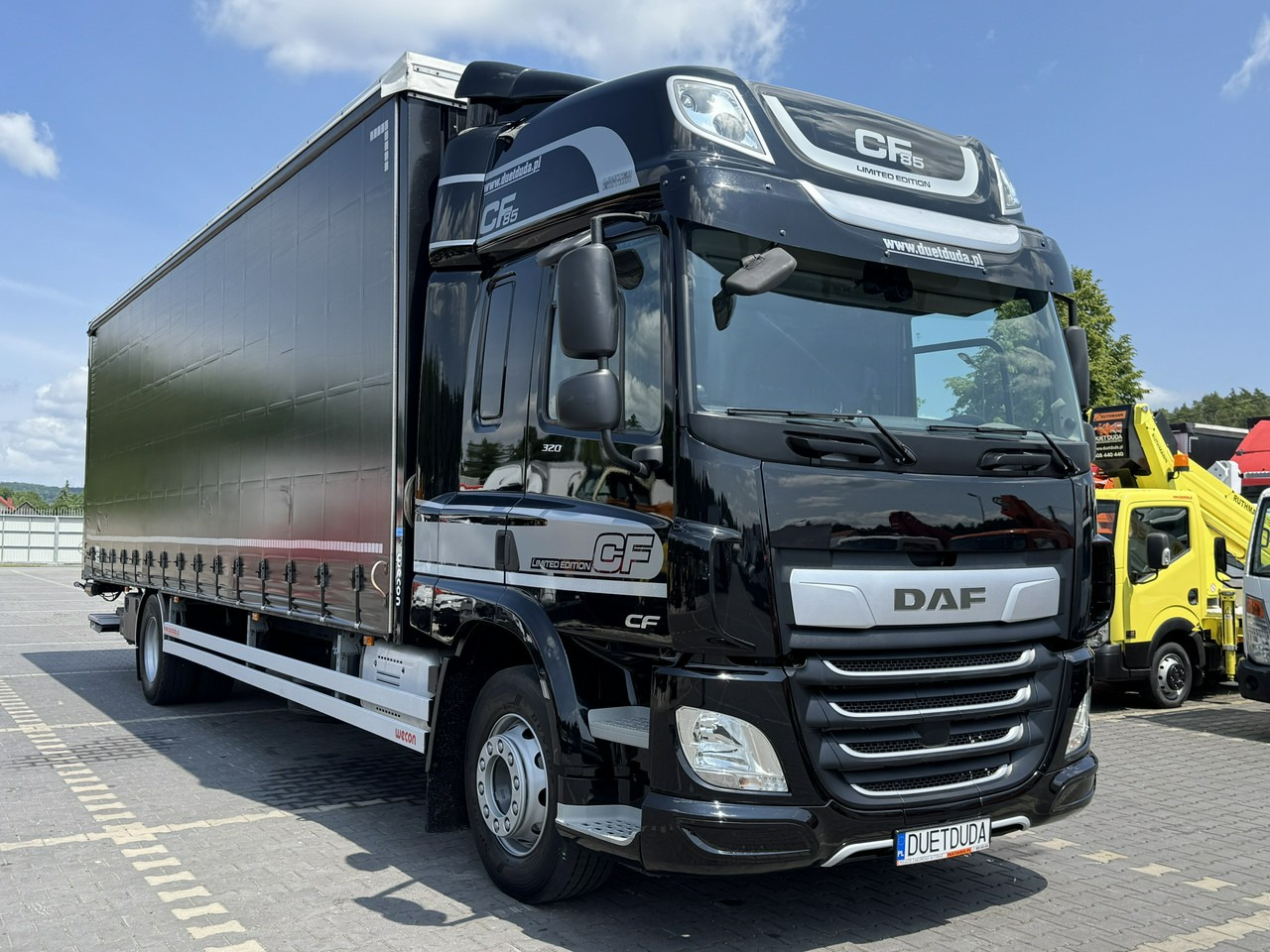 DAF CF 320 E6 Winda Firana Tył Drzwi Dach Zsuwany Długi 9.40m - 커튼사이더 트럭 : 사진 3 DAF CF 320 E6 Winda Firana Tył Drzwi Dach Zsuwany Długi 9.40m - 커튼사이더 트럭 : 사진 3