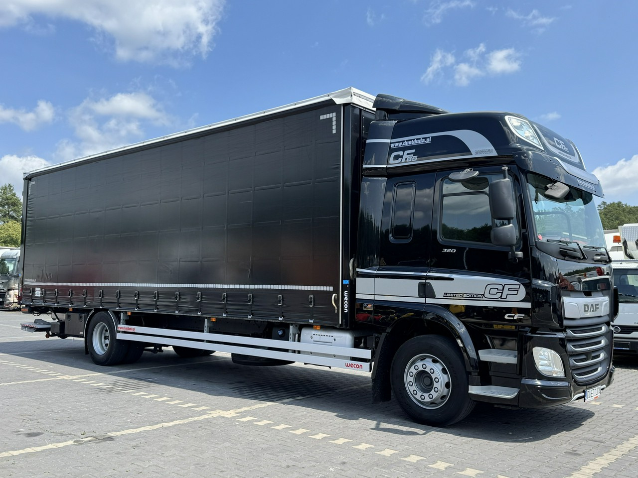 DAF CF 320 E6 Winda Firana Tył Drzwi Dach Zsuwany Długi 9.40m - 커튼사이더 트럭 : 사진 5 DAF CF 320 E6 Winda Firana Tył Drzwi Dach Zsuwany Długi 9.40m - 커튼사이더 트럭 : 사진 5