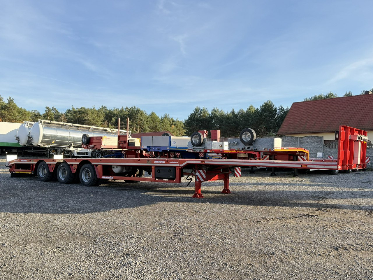 Faymonville Niskopodłogowa Telemega Rozciągana 7m 3-Osiowa Oś skrętna - 저하대 세미 트레일러 : 사진 2 Faymonville Niskopodłogowa Telemega Rozciągana 7m 3-Osiowa Oś skrętna - 저하대 세미 트레일러 : 사진 2