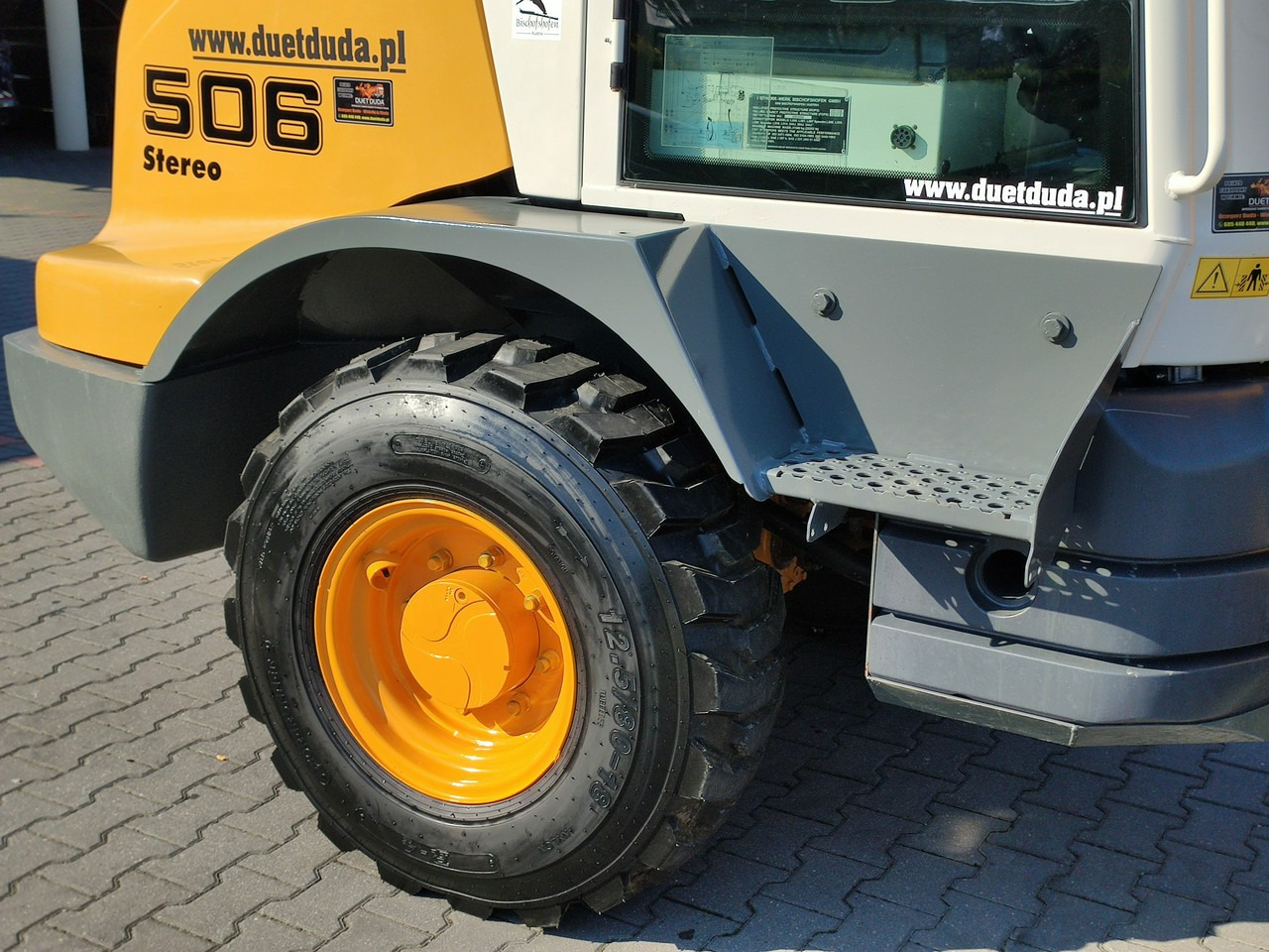 수확기 Liebherr L 506 STEREO Szybkozłącze / Łyżka Krokodyl + Widły Waga 6300kg : 사진 16