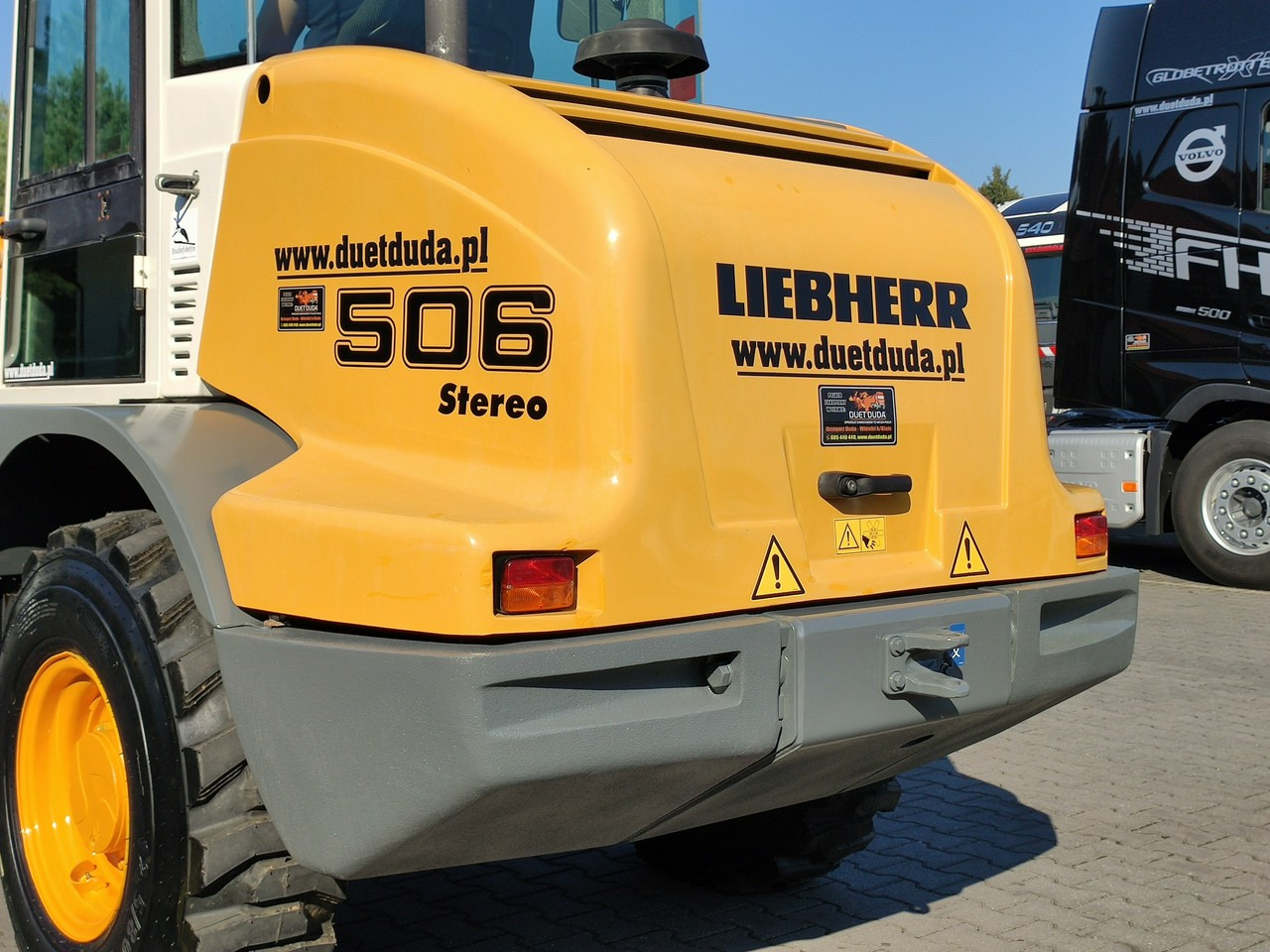 수확기 Liebherr L 506 STEREO Szybkozłącze / Łyżka Krokodyl + Widły Waga 6300kg : 사진 18