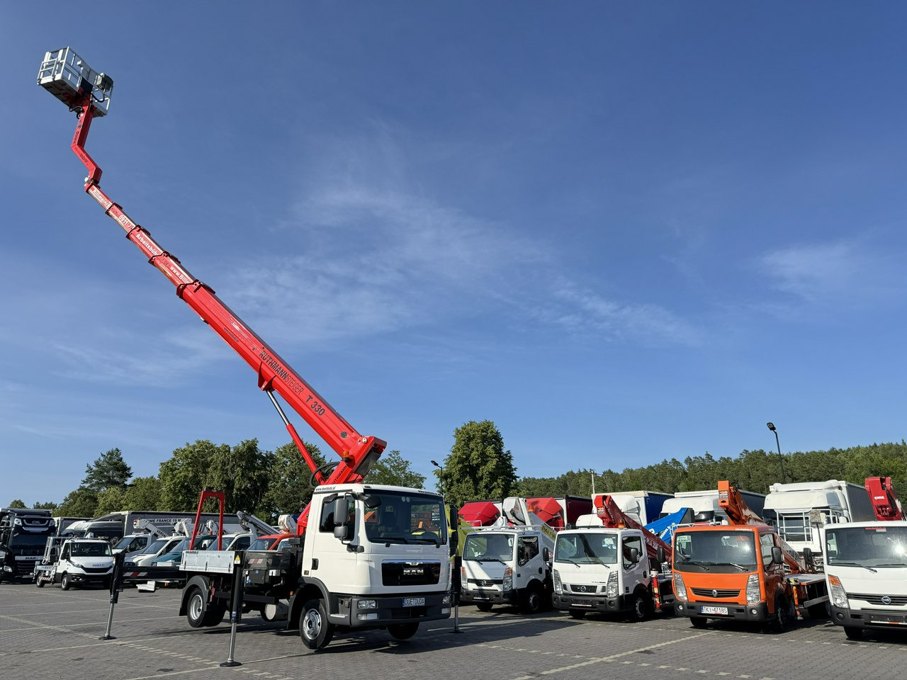 MAN TGL 7.150 Zwyżka Ruthmann T330 33-Metry DMC 7500KG 21m w Bok - 트럭 탑재 고가작업 플랫폼 : 사진 5 MAN TGL 7.150 Zwyżka Ruthmann T330 33-Metry DMC 7500KG 21m w Bok - 트럭 탑재 고가작업 플랫폼 : 사진 5