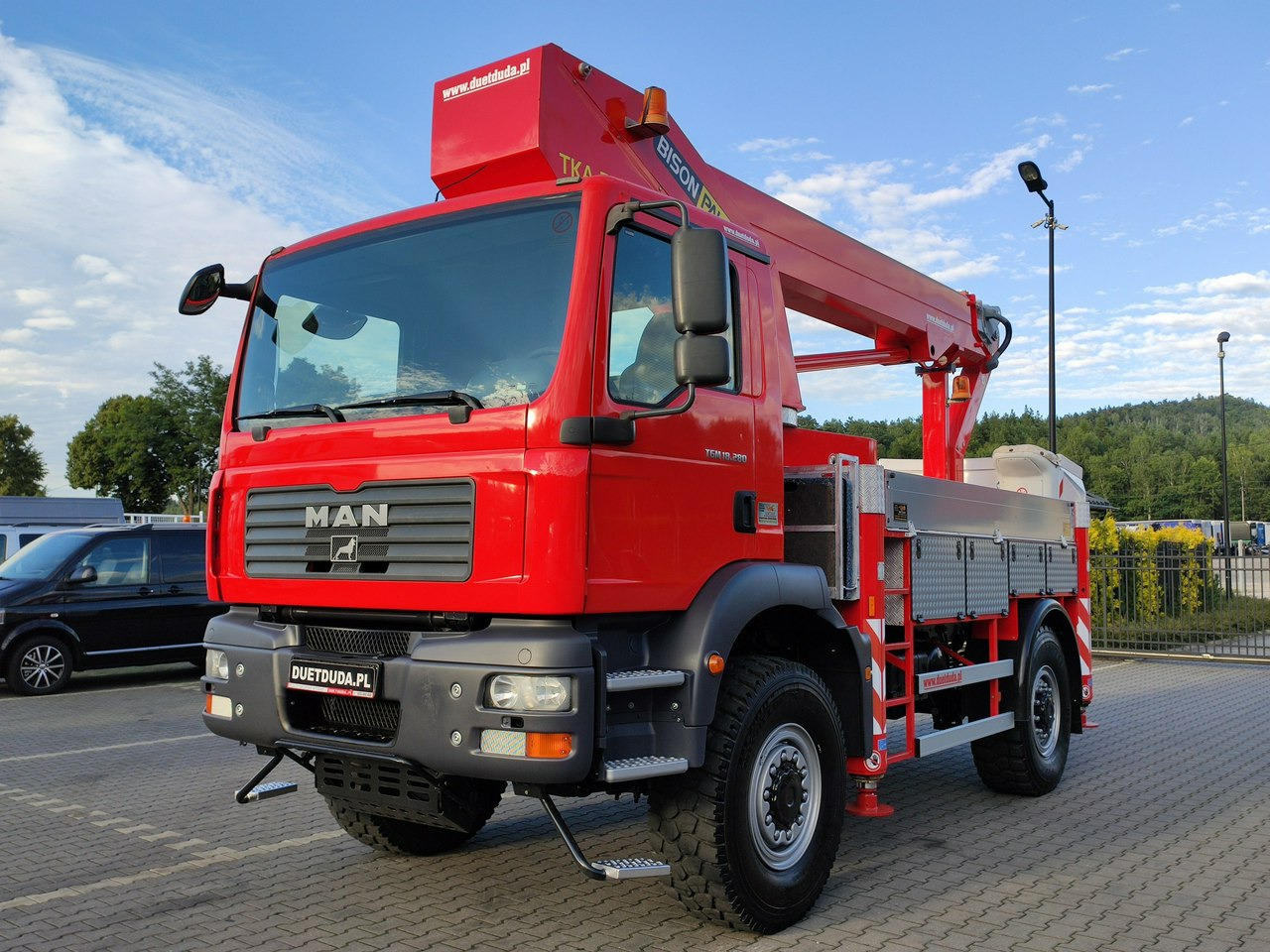 MAN TGM 18.280 4x4 Zwyżka Bison Palfinger TKA 28 Podnośnik Koszowy - 트럭 탑재 고가작업 플랫폼 : 사진 4 MAN TGM 18.280 4x4 Zwyżka Bison Palfinger TKA 28 Podnośnik Koszowy - 트럭 탑재 고가작업 플랫폼 : 사진 4