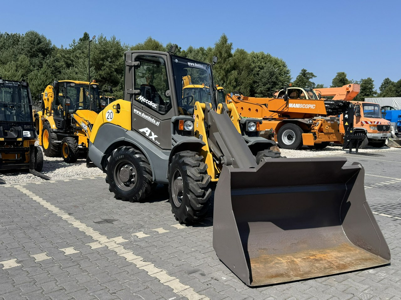 Mecalac AX 700 Szybko-Złącze Łyżka Super Stan - 휠 로더 : 사진 3 Mecalac AX 700 Szybko-Złącze Łyżka Super Stan - 휠 로더 : 사진 3