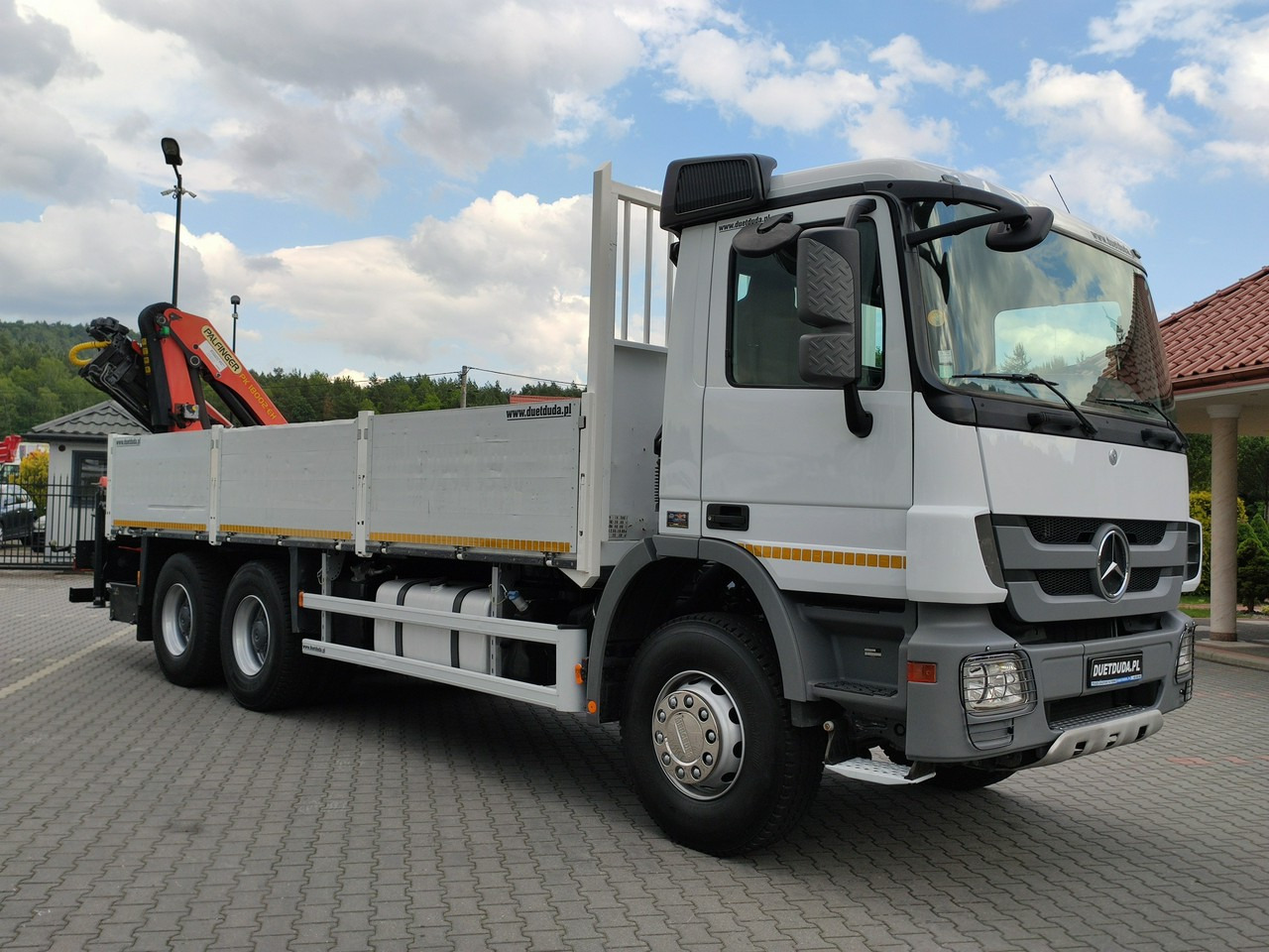 Mercedes Actros 2636 6x4 HDS Palfinger PK 18002-EH Rotato - 드롭사이드/ 플랫베드 트럭, 크레인 트럭 : 사진 1 Mercedes Actros 2636 6x4 HDS Palfinger PK 18002-EH Rotato - 드롭사이드/ 플랫베드 트럭, 크레인 트럭 : 사진 1