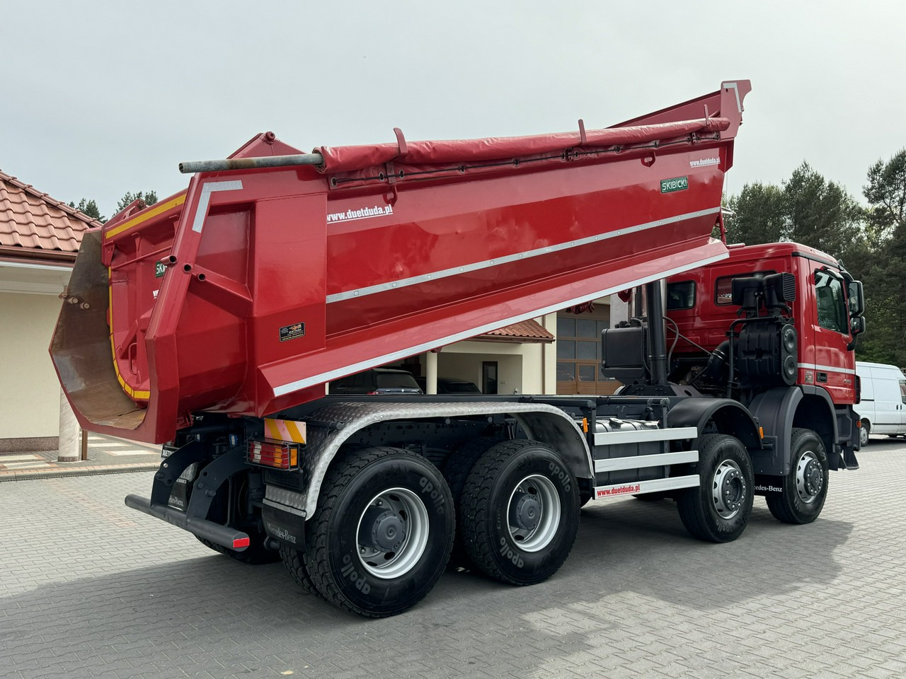 리스 Mercedes Actros 4141 8x6 Wywrot SKIBICKI Automat EPS ze Sprzegłem !!! Mercedes Actros 4141 8x6 Wywrot SKIBICKI Automat EPS ze Sprzegłem !!! : 사진 16