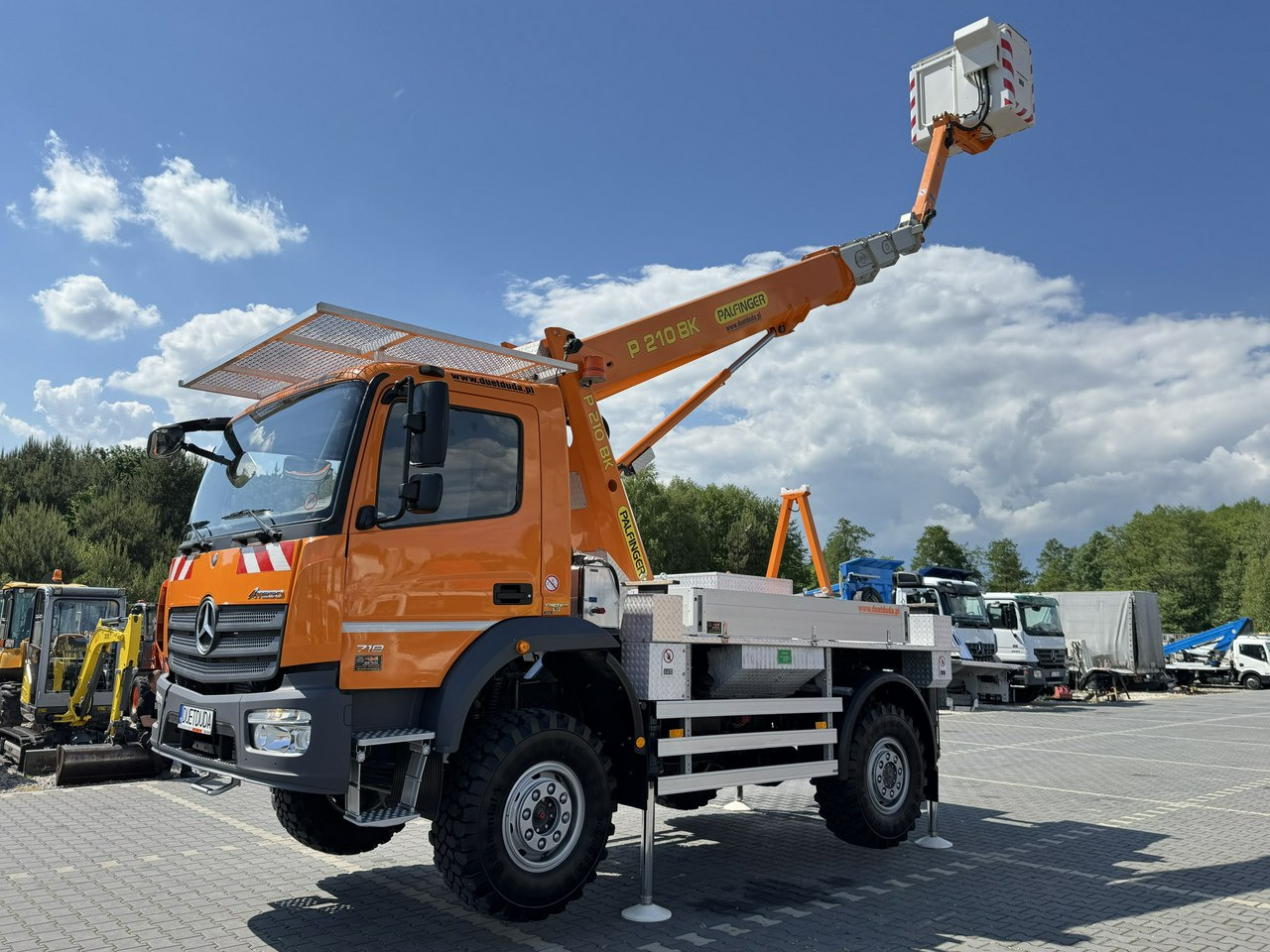 Mercedes Atego 718 E6 4x4 Zwyżka PALFINGER P210 BK Podnośnik Koszowy - 트럭 탑재 고가작업 플랫폼 : 사진 3 Mercedes Atego 718 E6 4x4 Zwyżka PALFINGER P210 BK Podnośnik Koszowy - 트럭 탑재 고가작업 플랫폼 : 사진 3