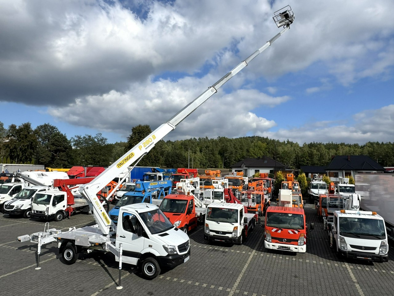 Mercedes Sprinter Zwyżka Podnośnik Koszowy PALFINGER P280 B UDT - 트럭 탑재 고가작업 플랫폼 : 사진 1 Mercedes Sprinter Zwyżka Podnośnik Koszowy PALFINGER P280 B UDT - 트럭 탑재 고가작업 플랫폼 : 사진 1