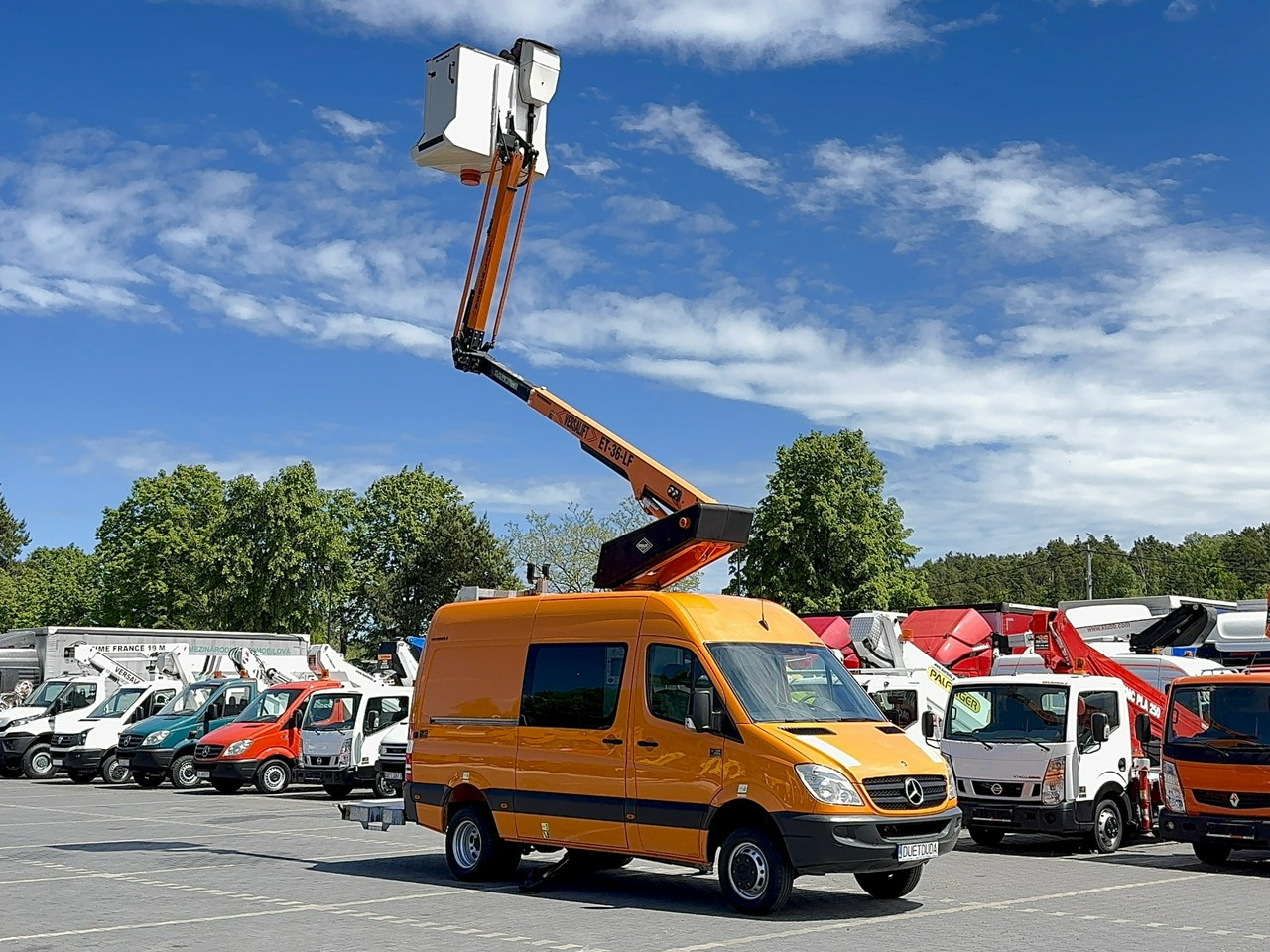 Mercedes Sprinter Zwyżka Podnośnik Koszowy VERSALIFT KLUBB ET-36-LF UDT - 트럭 탑재 고가작업 플랫폼 : 사진 1 Mercedes Sprinter Zwyżka Podnośnik Koszowy VERSALIFT KLUBB ET-36-LF UDT - 트럭 탑재 고가작업 플랫폼 : 사진 1