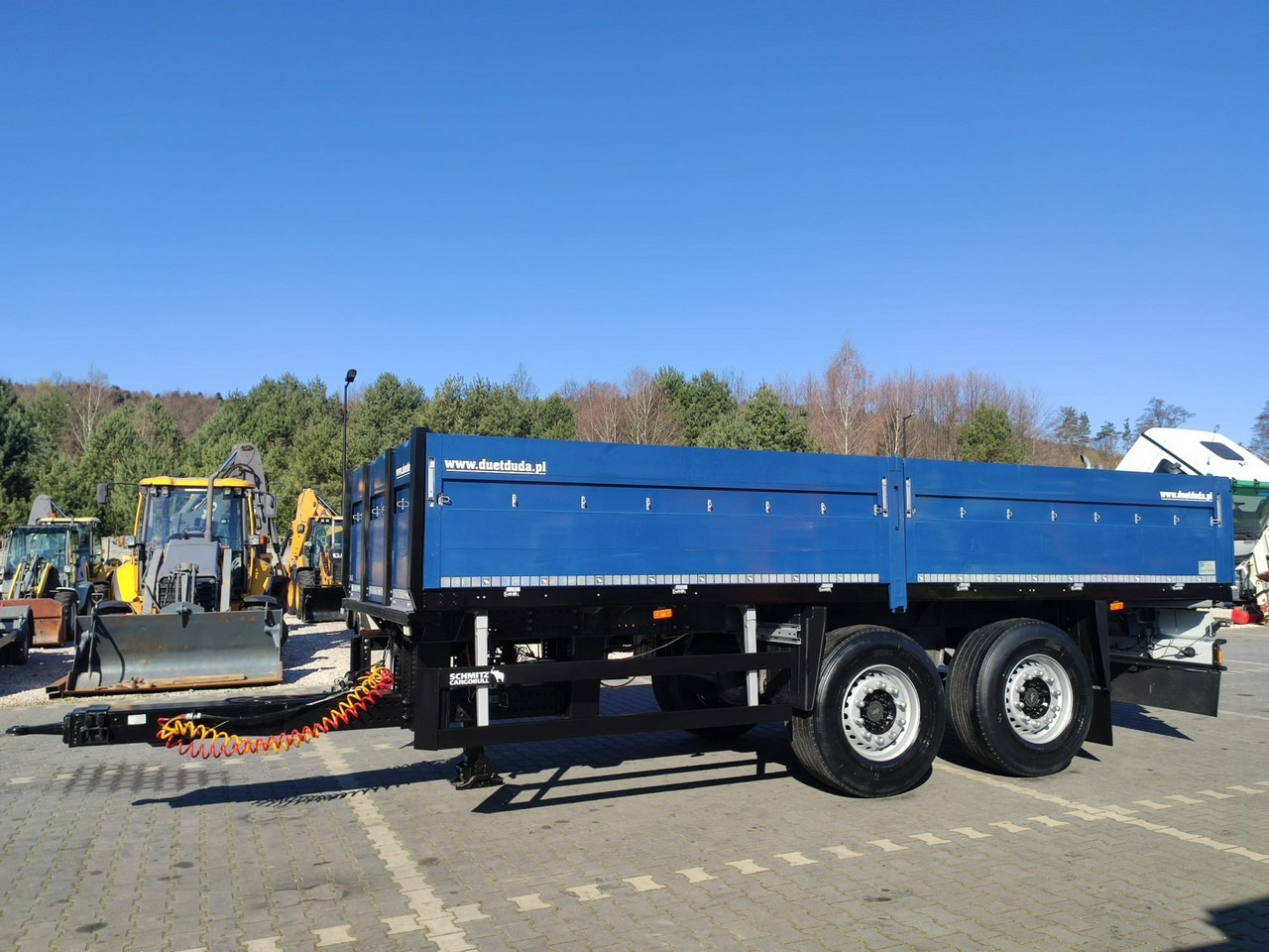 Schmitz Cargobull Ciężarowa 2-osiowa na poduszkach Tandem Stan Unikat !!! - 드롭사이드/ 플랫베드 트레일러 : 사진 3 Schmitz Cargobull Ciężarowa 2-osiowa na poduszkach Tandem Stan Unikat !!! - 드롭사이드/ 플랫베드 트레일러 : 사진 3