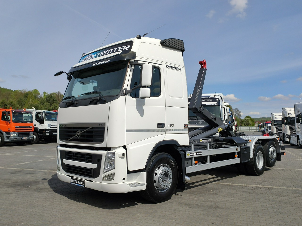 Volvo FH 460 Globetrotter Hakowiec Kipper Meiller - 후크 리프트 트럭 : 사진 1 Volvo FH 460 Globetrotter Hakowiec Kipper Meiller - 후크 리프트 트럭 : 사진 1