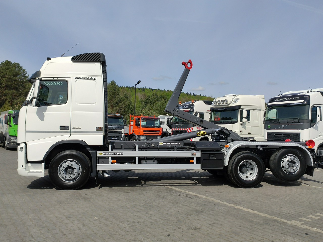 Volvo FH 460 Globetrotter Hakowiec Kipper Meiller - 후크 리프트 트럭 : 사진 5 Volvo FH 460 Globetrotter Hakowiec Kipper Meiller - 후크 리프트 트럭 : 사진 5