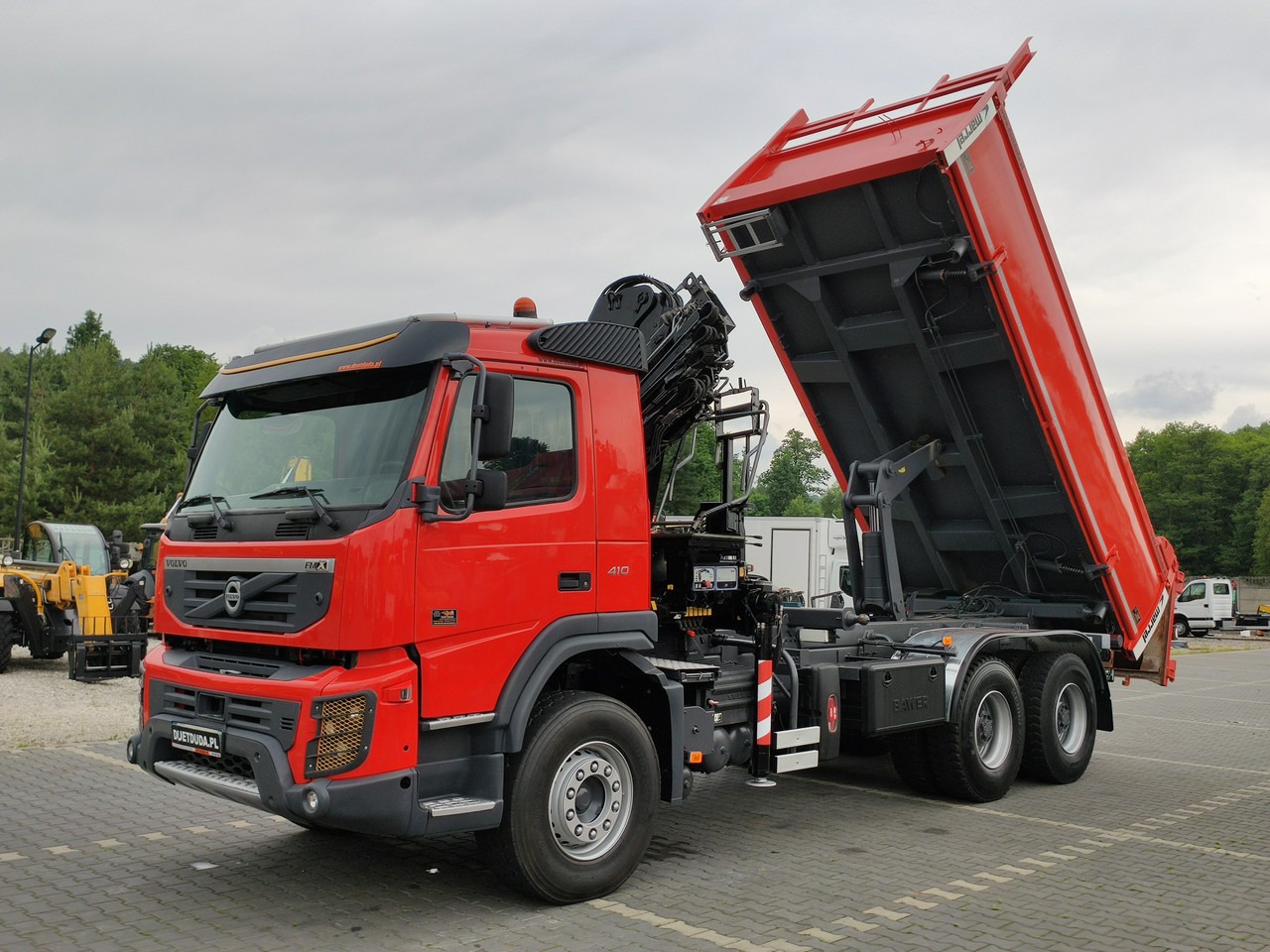 Volvo FMX 410 6x4 13L HDS Radiowy Hydroburta - 덤프트럭, 크레인 트럭 : 사진 3 Volvo FMX 410 6x4 13L HDS Radiowy Hydroburta - 덤프트럭, 크레인 트럭 : 사진 3