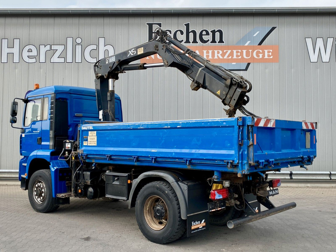 MAN TGA 18.360 4x4H BL Hiab Kran*Dautel Kipper*Klima - 덤프트럭, 크레인 트럭 : 사진 4 MAN TGA 18.360 4x4H BL Hiab Kran*Dautel Kipper*Klima - 덤프트럭, 크레인 트럭 : 사진 4